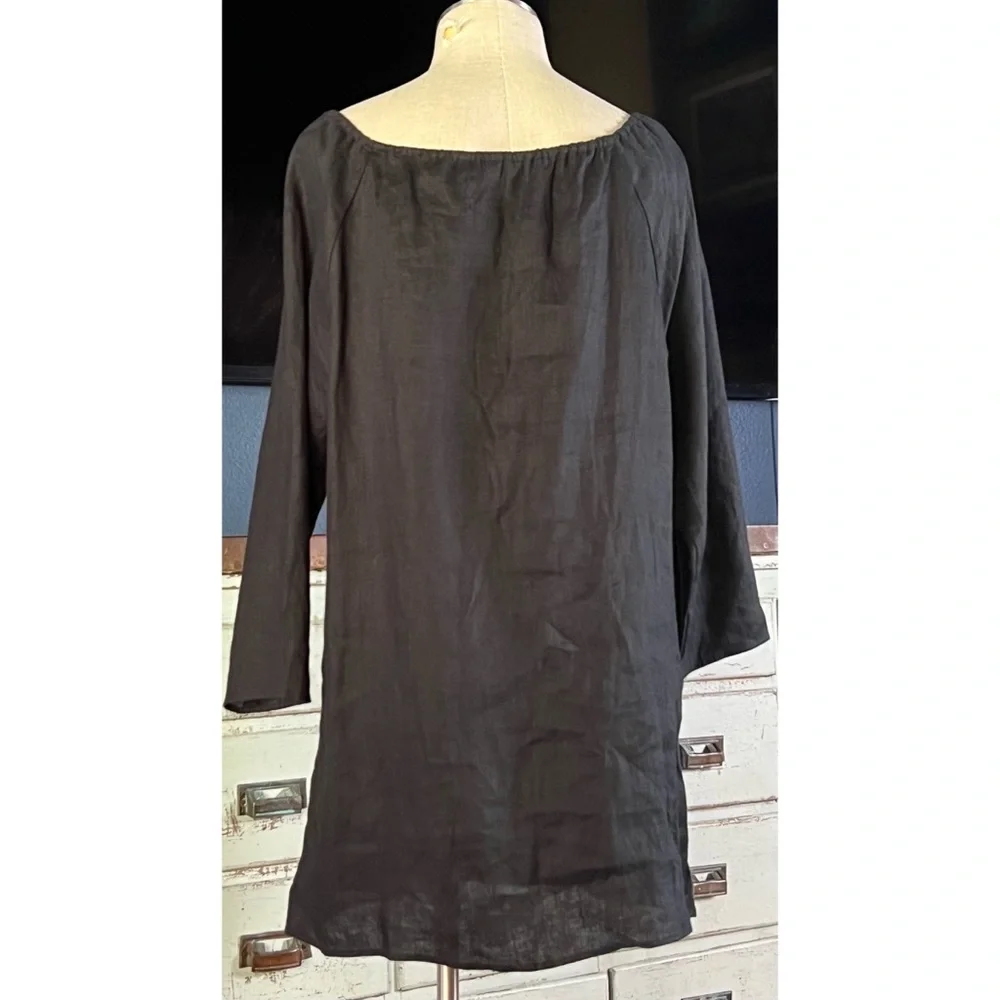 Reformation Black Whimsical Tunic Dress L - Picture 3 of 10